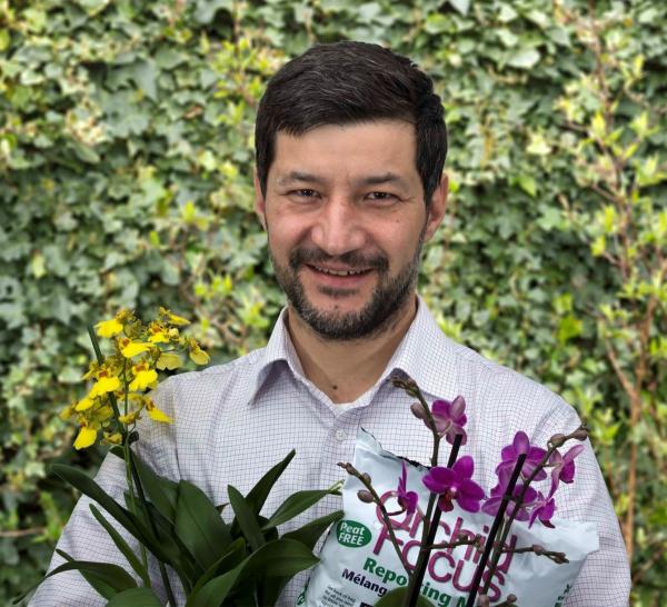 Orchid expert Dr Manos Kanellos