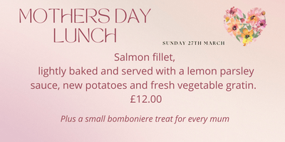 Mothers Day Lunch Special